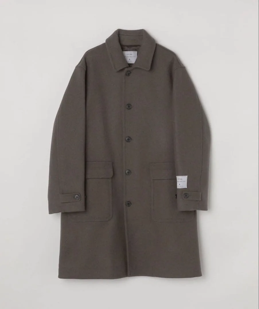 極美品|SHIPS any|FUTURE MELTON ステンカラーコート
