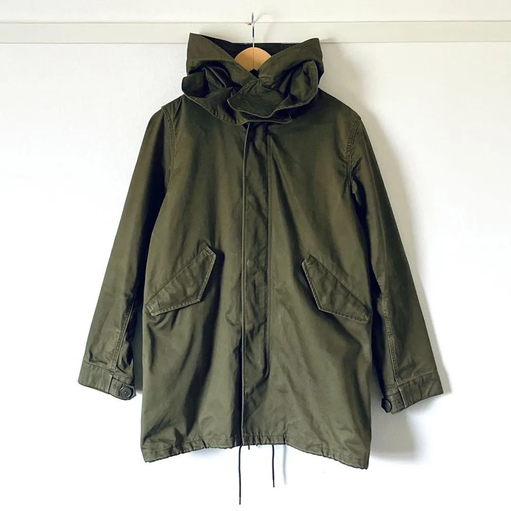 【良品】ジャーナルスタンダード ライナー付き モッズコート カーキ メンズM