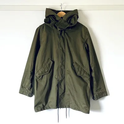 【良品】ジャーナルスタンダード ライナー付き モッズコート カーキ メンズM