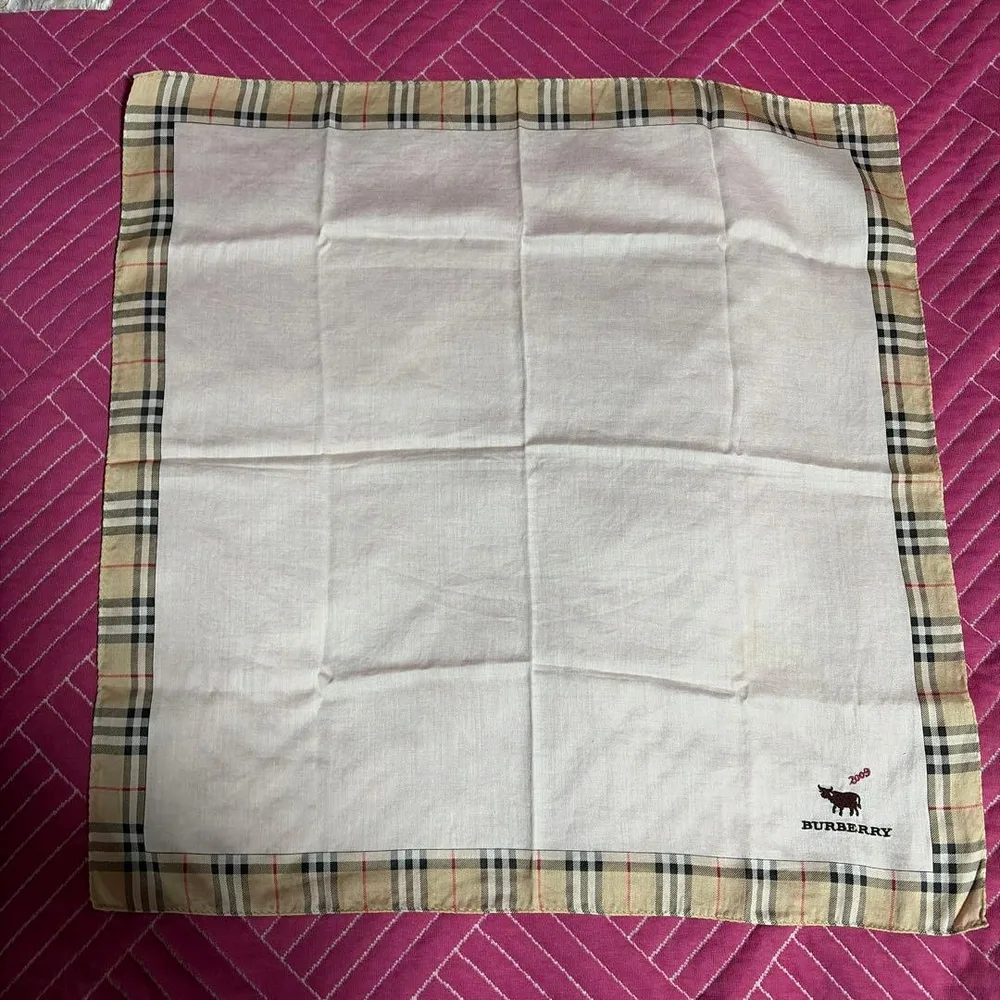 BURBERRY ハンカチ 2009年 干支 牛