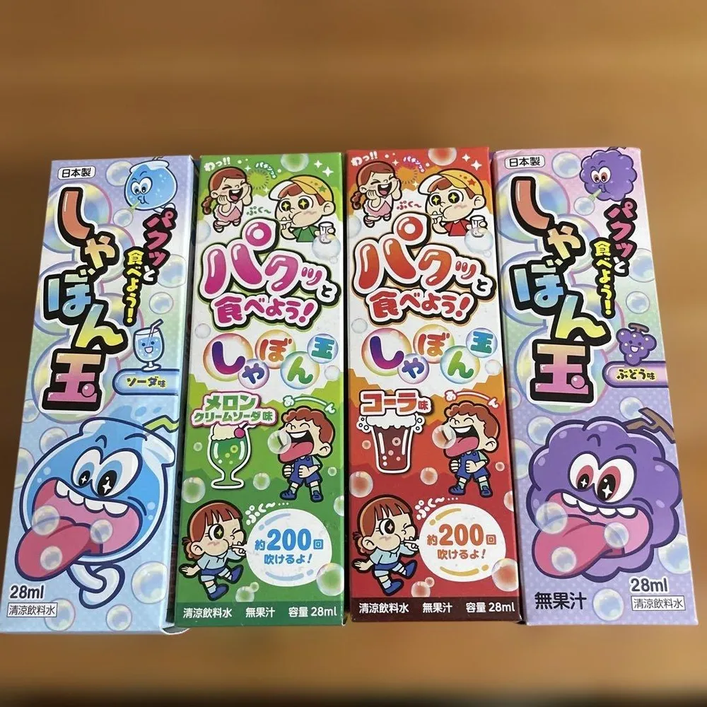 食べられるしゃぼん玉 4種セット