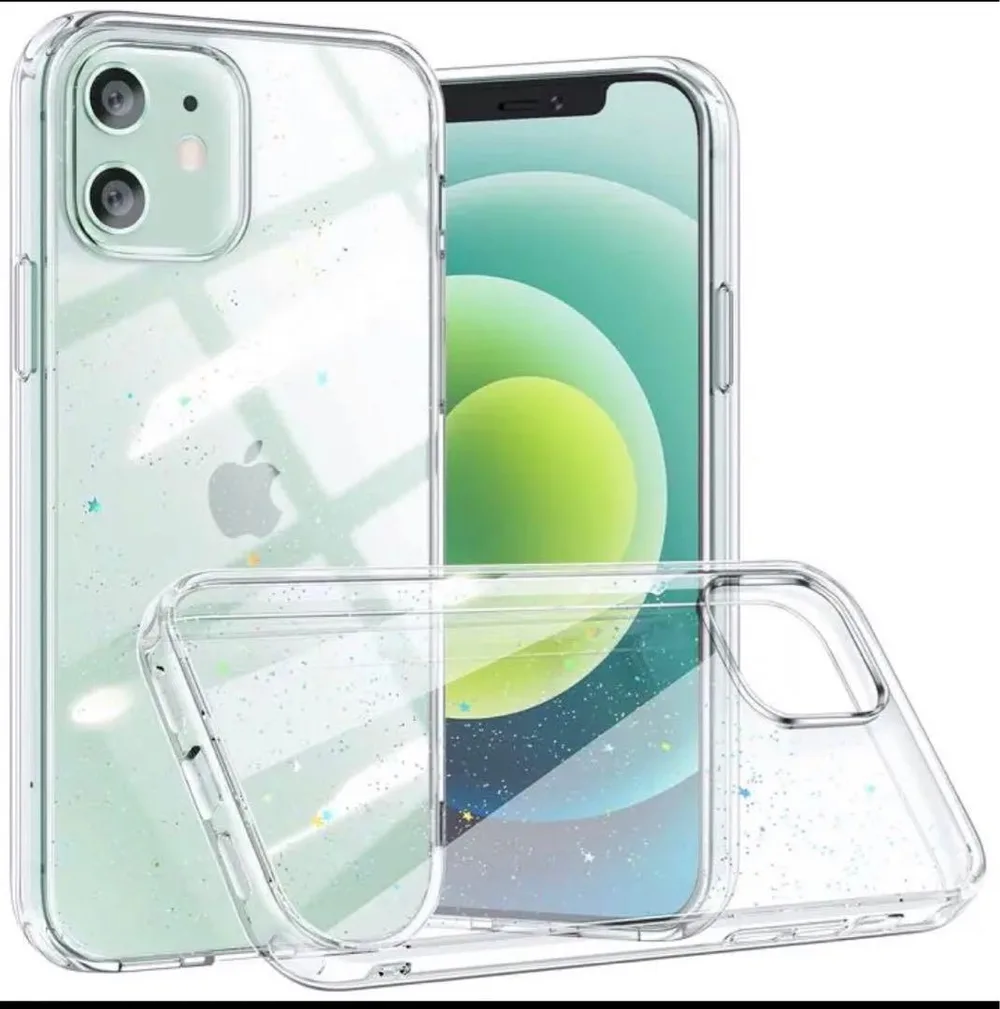 iPhone12 iPhone12Pro スマホケース キラキラ ラメ 透明