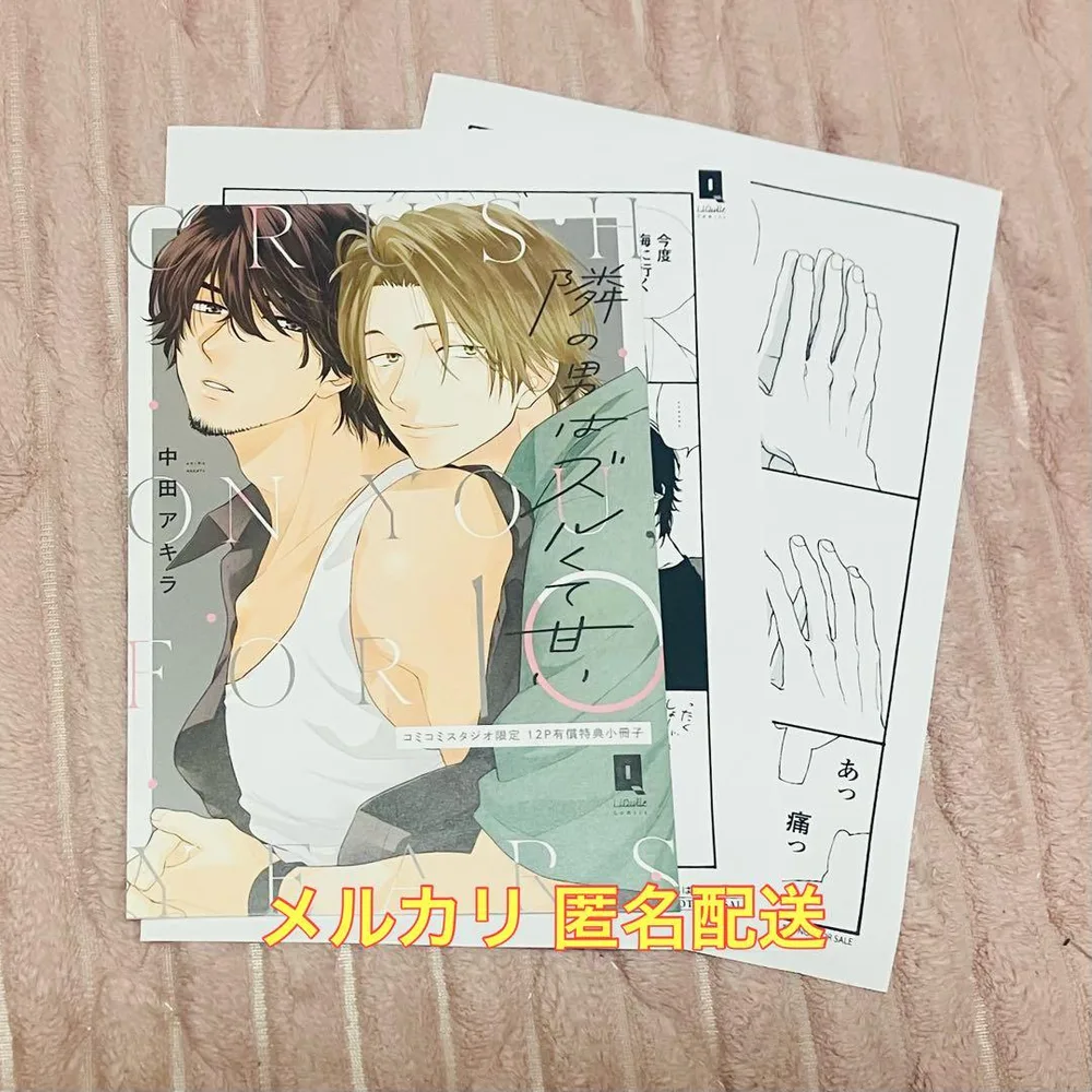 隣の男はズルくて甘い コミコミ有償特典小冊子 特典ペーパー 中田アキラ