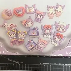 16個セット クロミ デコパーツ セット ハンドメイド素材 ネイルパーツ