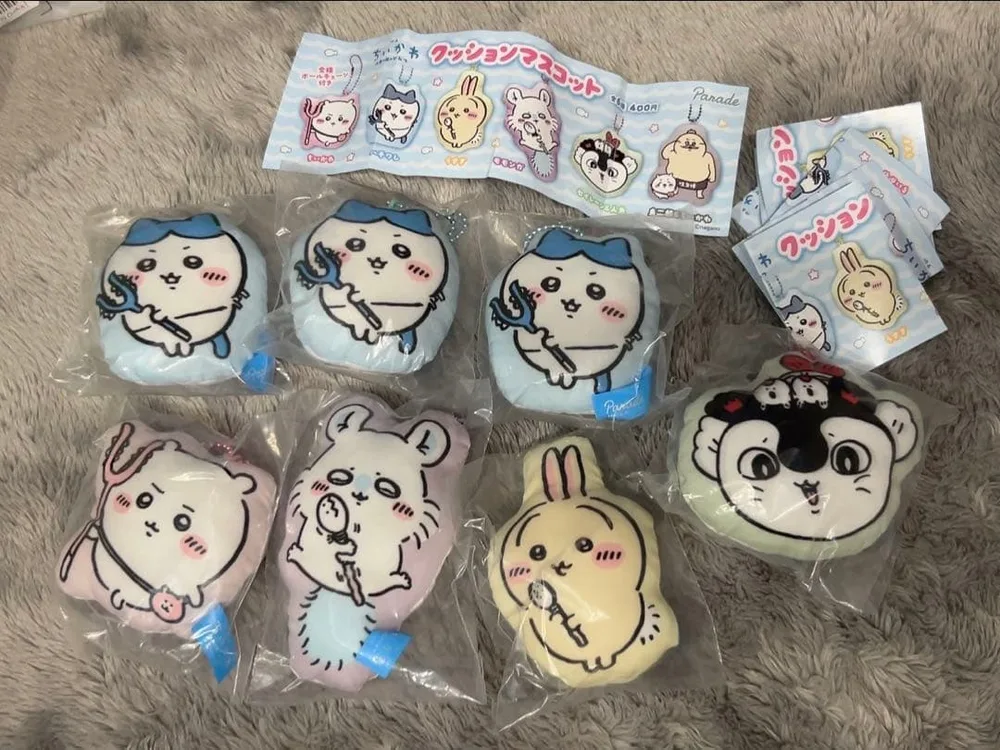 ちいかわ クッションマスコット 5種7個セット ガチャガチャ