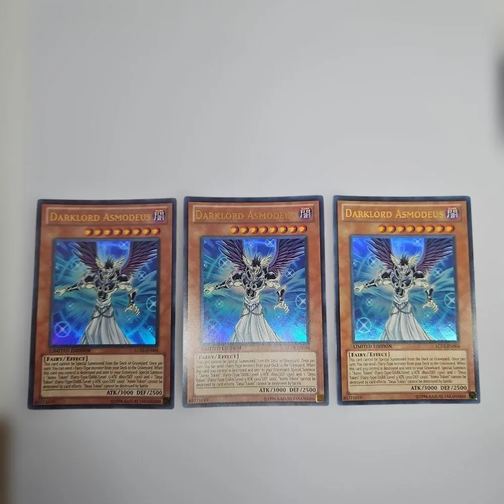 遊戯王 堕天使アスモディウス 英語版 ウルトラ 3枚セット