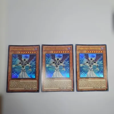 遊戯王 堕天使アスモディウス 英語版 ウルトラ 3枚セット