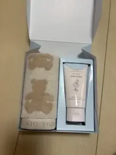 ジェラートピケ ギフトセット ハンドクリーム PINK ホワイトローズ