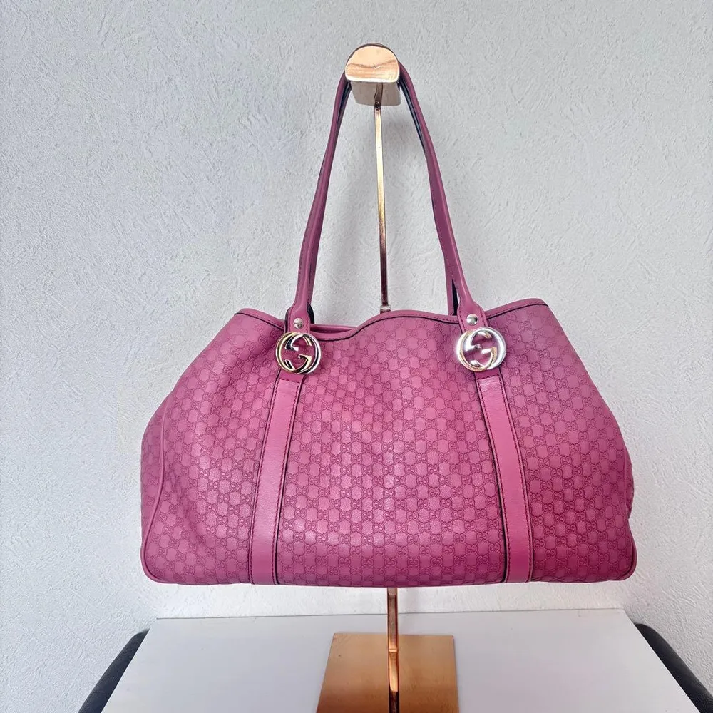 GUCCI グッチ シマ トートバッグ