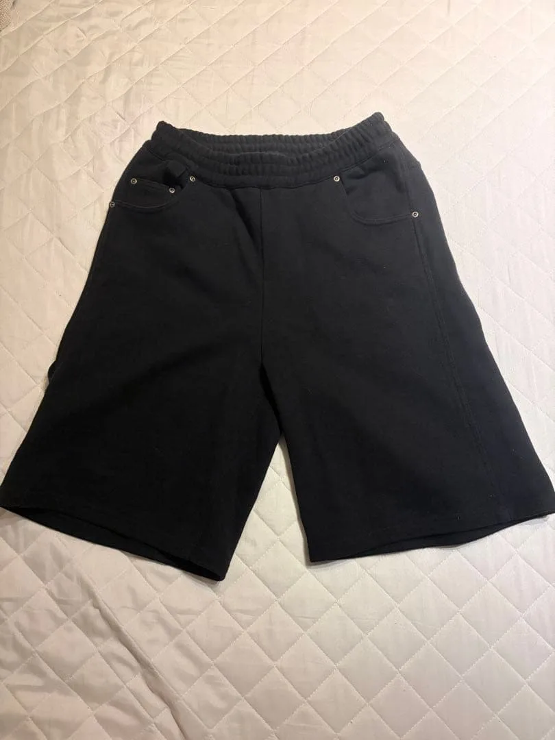 BLESSU スウェット ハーフパンツ ブラック