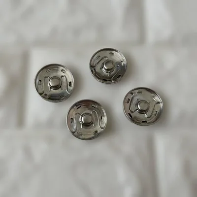 スナップボタン 大 直径3cm 金属製 4個セット