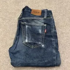 【SB398】 EDWIN 403 ストレートパンツ 31インチ ブルー 濃紺