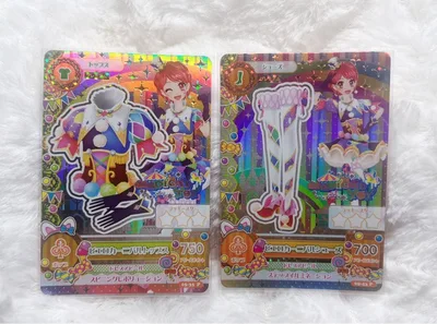 アイカツカード ピエロカーニバル トップス シューズ 2枚セット 一ノ瀬かえで
