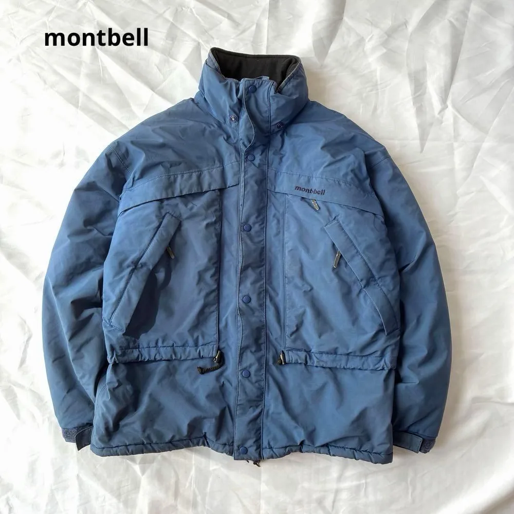 montbell GORE-TEX 中綿ジャケット ブルー M 90s