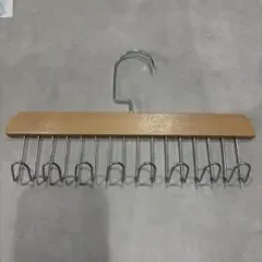 木製ハンガー ネクタイ ベルト 収納
