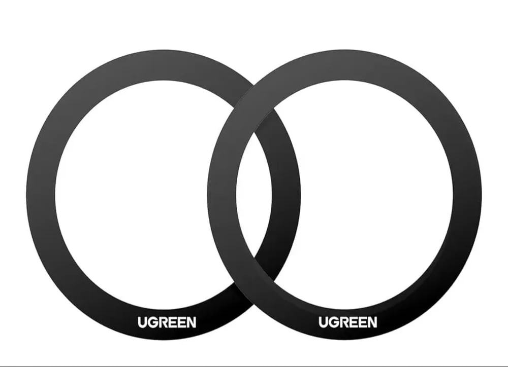 UGREEN メタルリング MagSafe対応 2枚入り ブラック