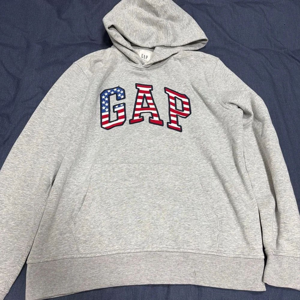 GAP ギャップ ロゴパーカー グレー