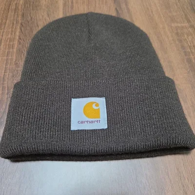 Carhartt ニット帽 ブラウン
