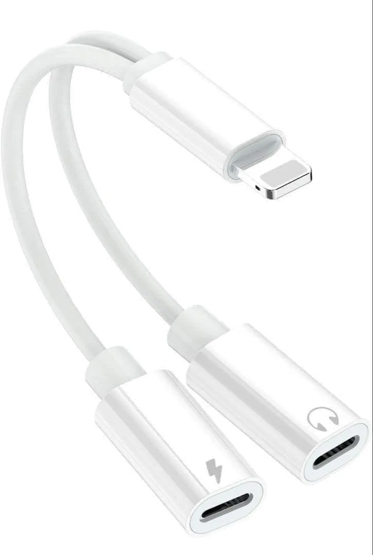 3」iPhone イヤホンジャックイヤホン 変換 2IN1 充電 音楽