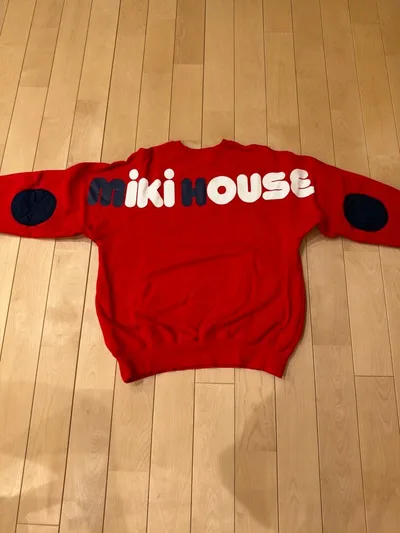 MIKI HOUSE トレーナー レッド S