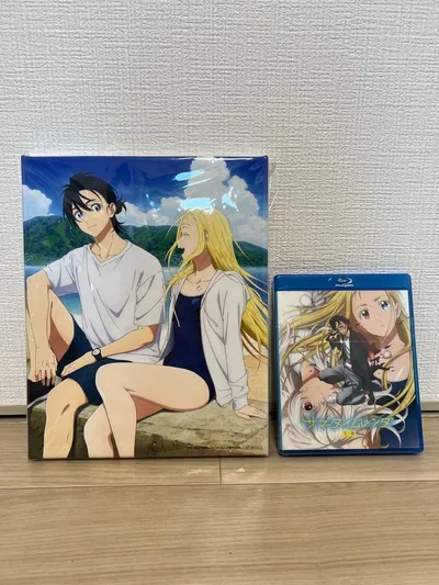 บลูเรย์ Summertime Render Volume 2 ที่ยังไม่ได้เปิดพร้อมบอร์ดปรับตัวละคร