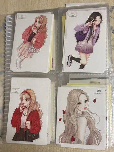 女o1004さんステッカー コラージュ素材
