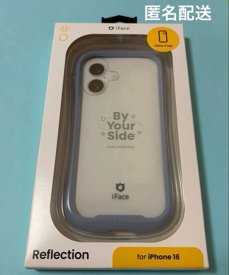 iFace Reflection iPhone 16 ケース ペールブルー