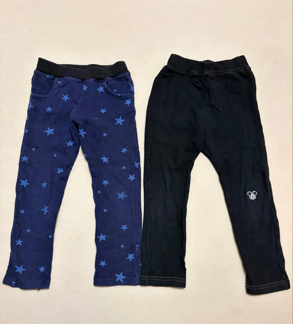 ストレッチパンツ 長ズボン ロングパンツ 2枚セット 120