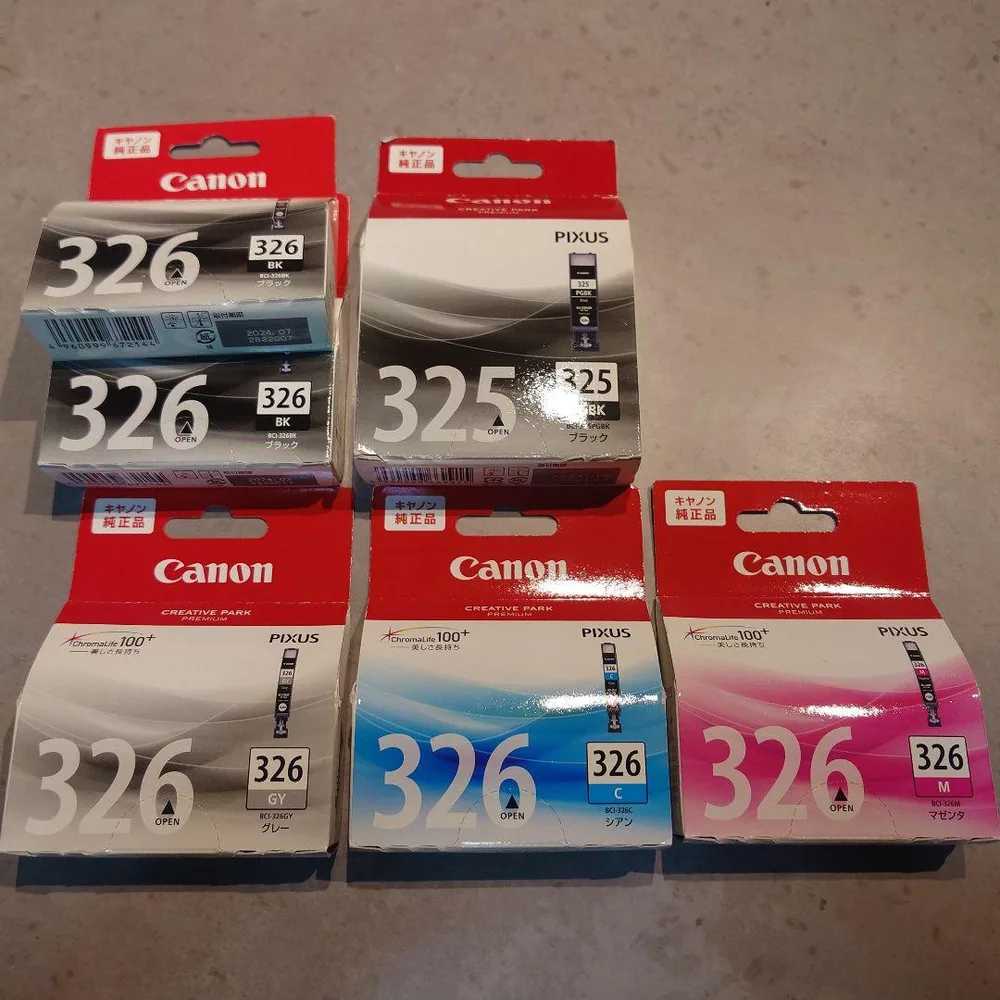 期限切れCanon 純正インクカートリッジ 6個セット BCI-326 325