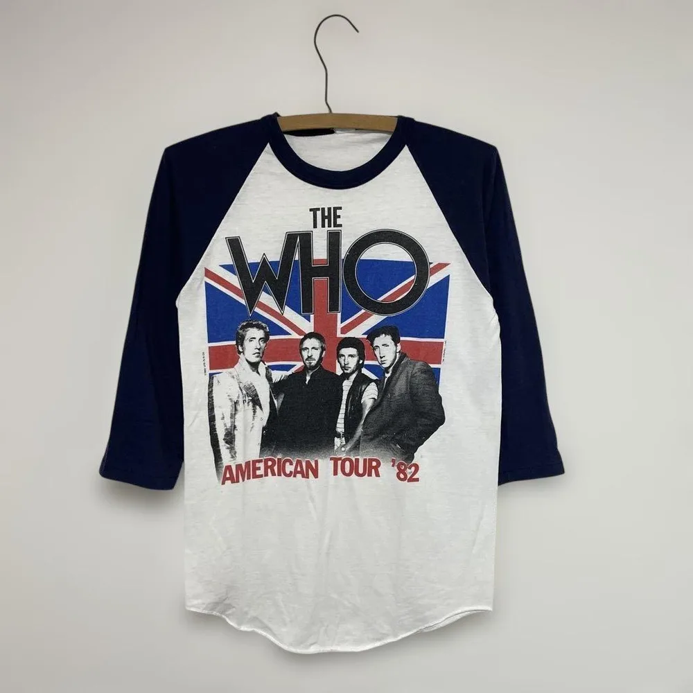 80s USA製 The Who 1982 バンド ザ フー Tシャツ Tee