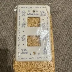 LITTLE ROCK 陶器製 スイッチカバー 2連用