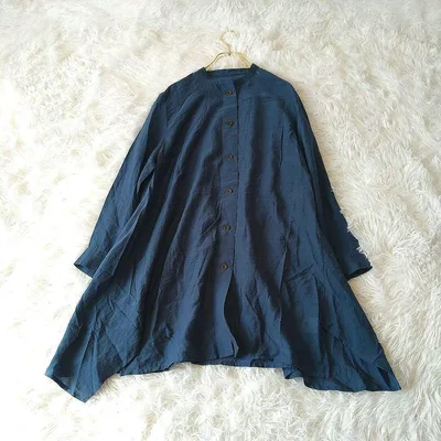 GIANNI LO GIUDICEシルクブレンドスキッパー長袖シアーシャツ36