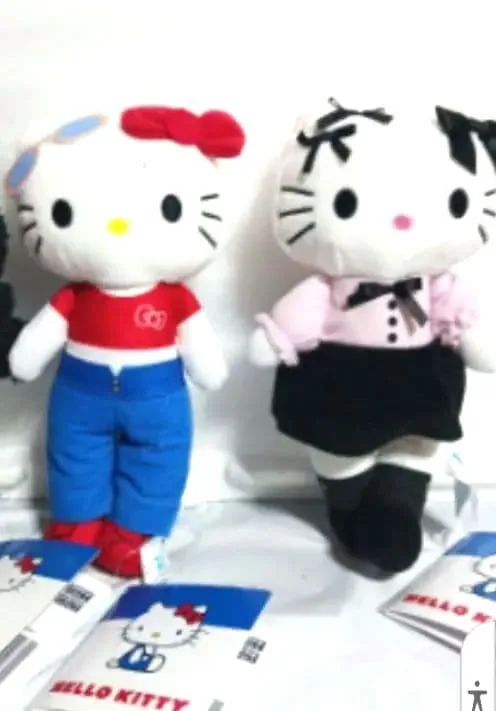 新品タグ 足長キティ ぬいぐるみ
