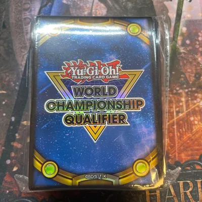 遊戯王 WCQ 2026 スリーブ 未開封 青 100枚入り