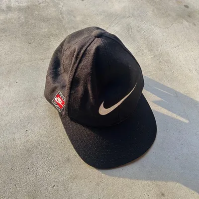 90's NIKE キャップ デカナイキ usa製 美品