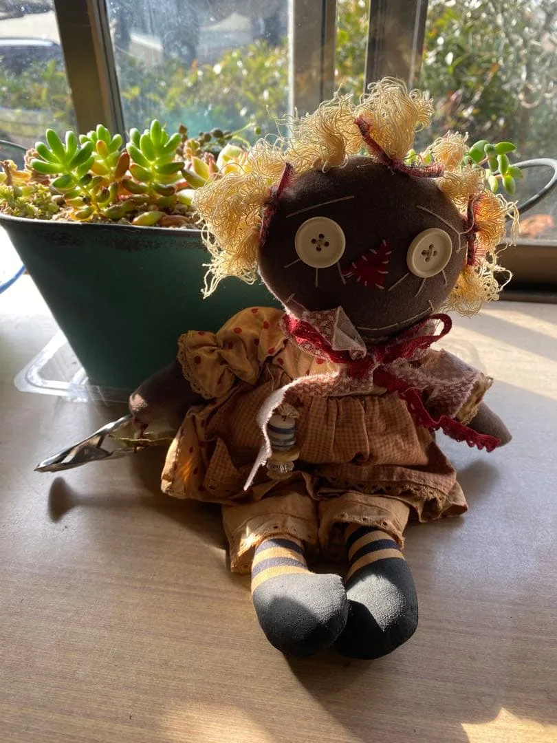 ハンドメイド アメリカンカントリー ドール ぬいぐるみ
