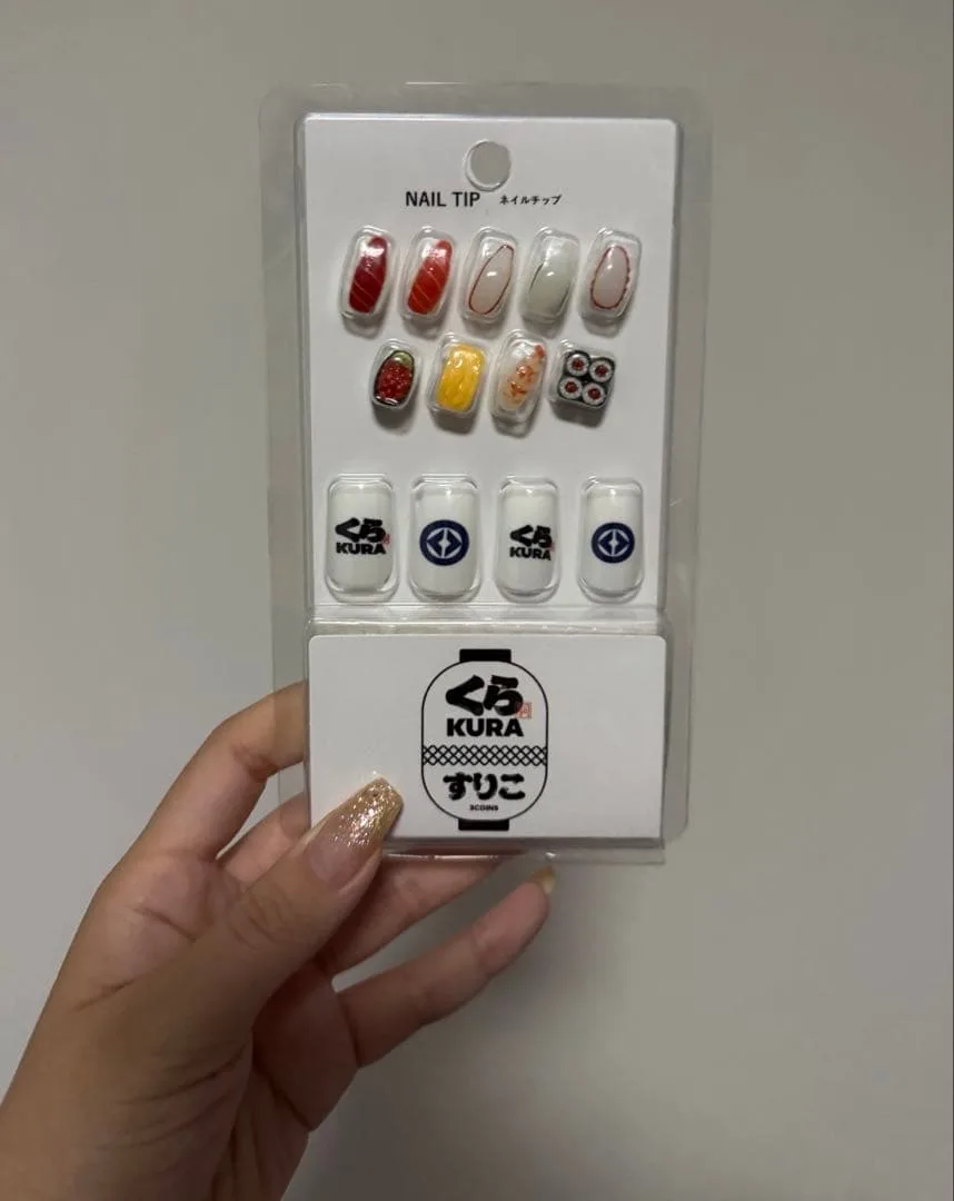 スリコ くら寿司コラボ ネイルチップ