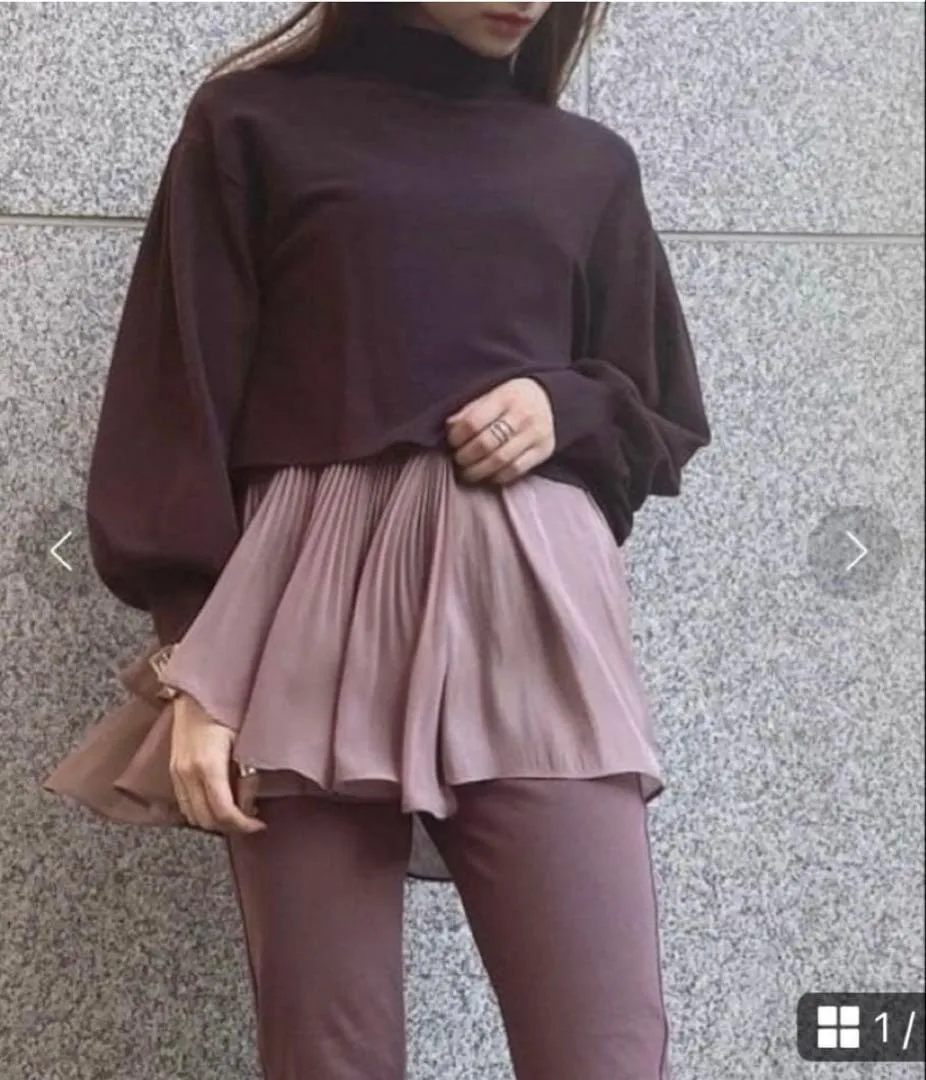 ニットドッキングプルオーバー snidel