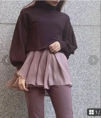 ニットドッキングプルオーバー snidel