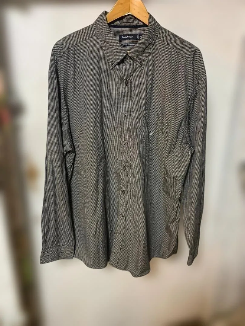 USED 古着 NAUTICA【ノーティカ】チェック B.D.シャツ(XXL)