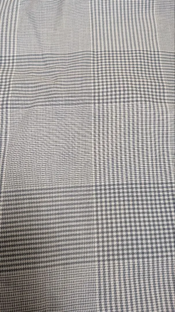 生地 はぎれ グレンチェック グレー系 ハンドメイド