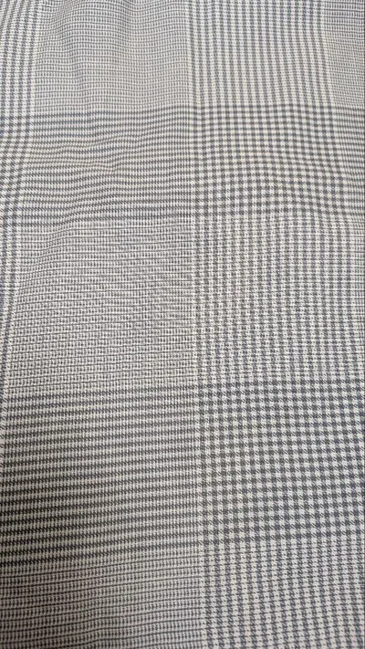 生地 はぎれ グレンチェック グレー系 ハンドメイド