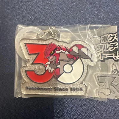 ポケモン 30周年 メタルチャームマスコット グラードン ガチャ