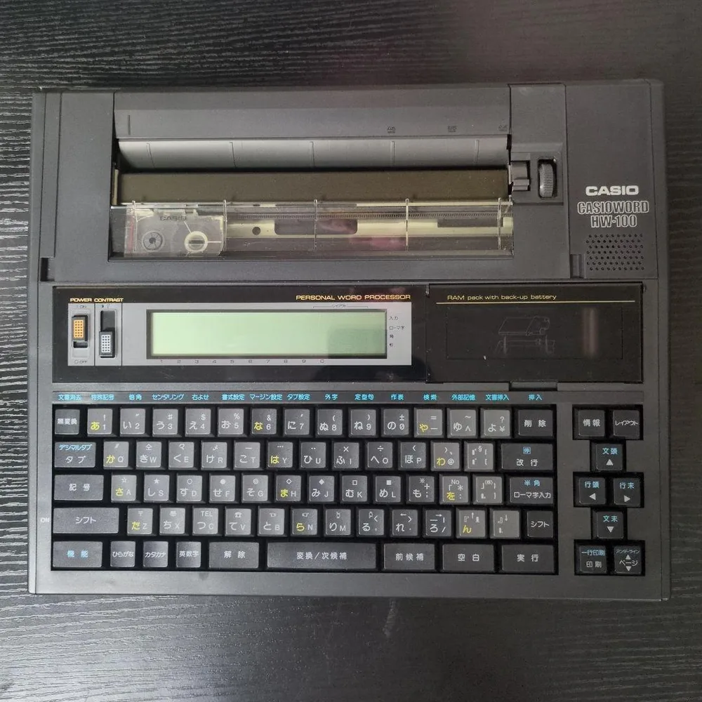 CASIO カシオワード HW-100BK 昭和レトロ
