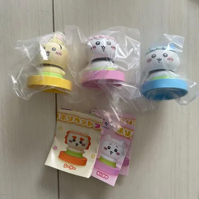 3種セット ちいかわ ふりふりヘッドフィギュア ハチワレ うさぎ ガチャ