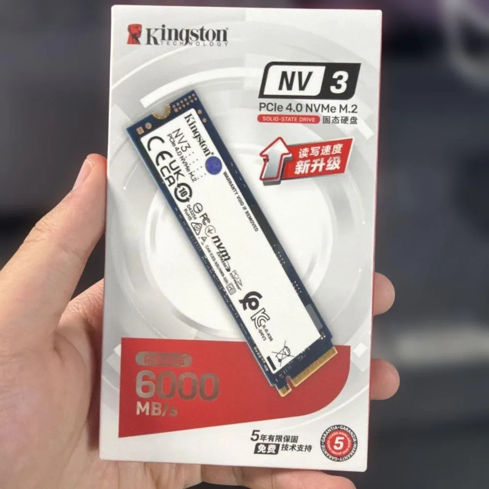 Kingston NV3 500GB PCIe 4.0 NVMe SSD