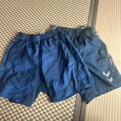 adidas hummel ハーフパンツ 2枚セット