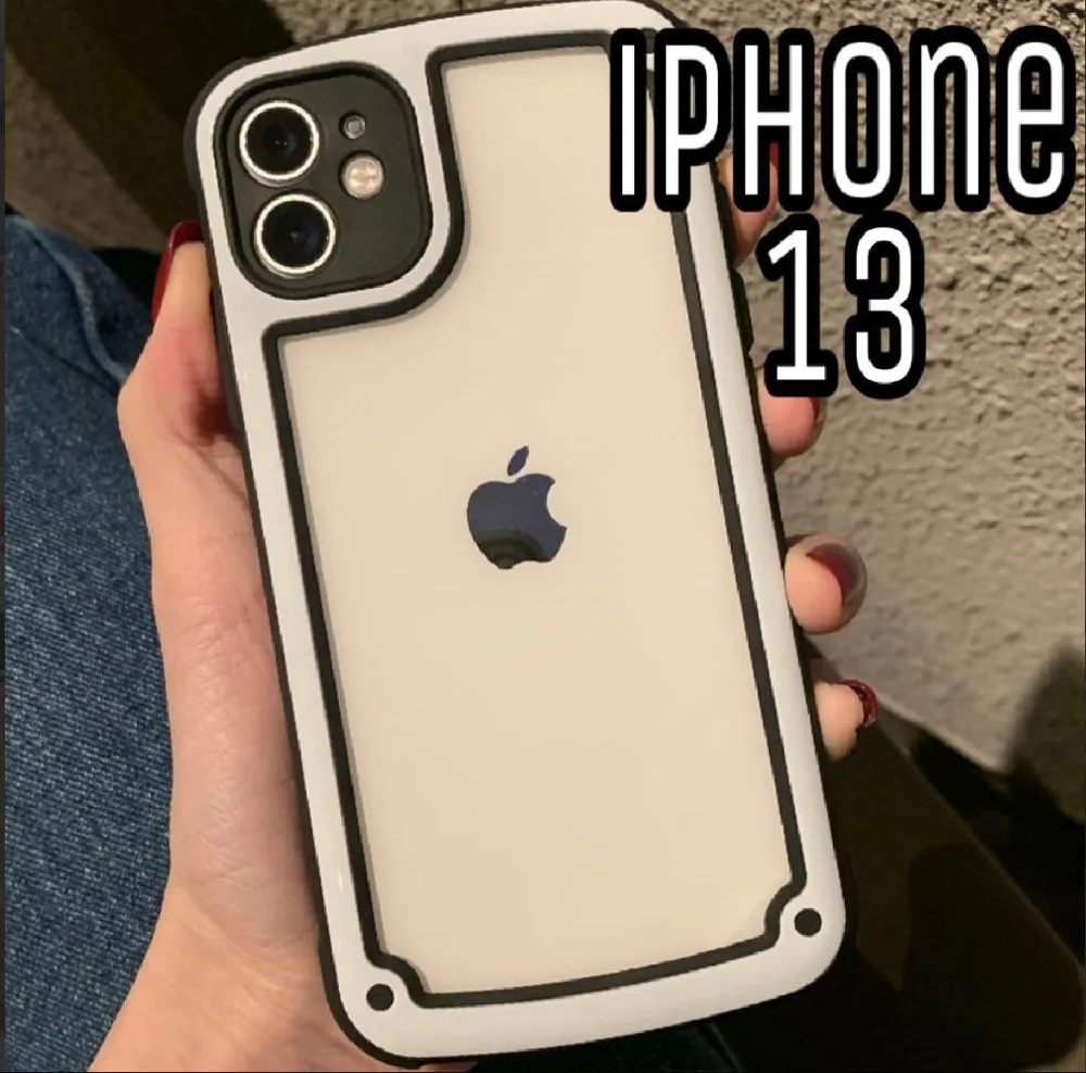 iPhoneケース iPhone13 シンプル フレーム モノトーン 大人気