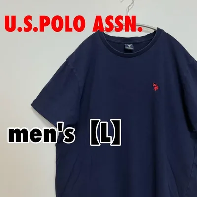 M22 【U.S.POLO ASSN.】半袖Tシャツ 【L】ネイビー
