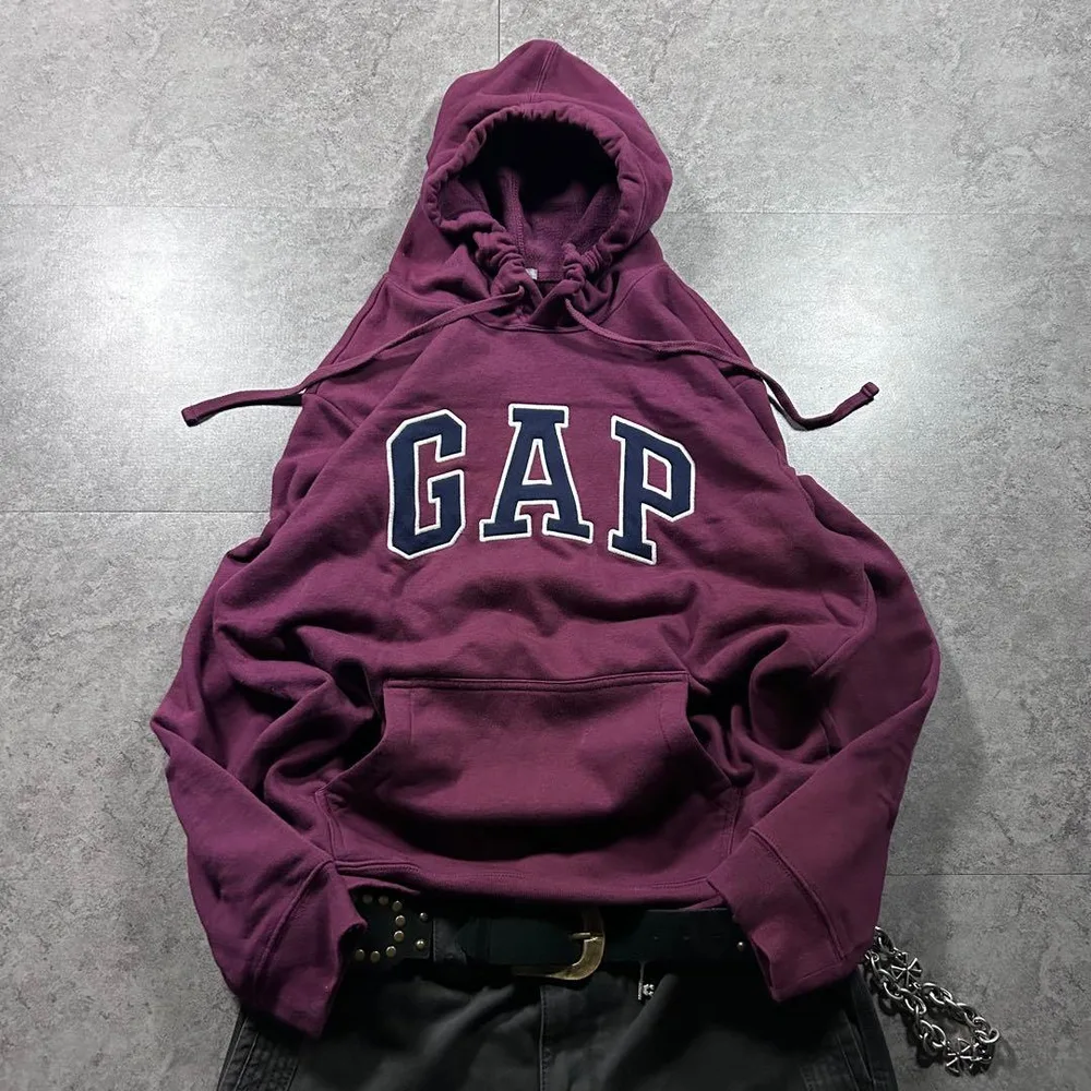 00s【OLD GAP】pullover hoodie/y2k/c-boy 短丈